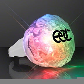 RAINBOW FLASH RAVE RING WITH LIGHT TRAILS
