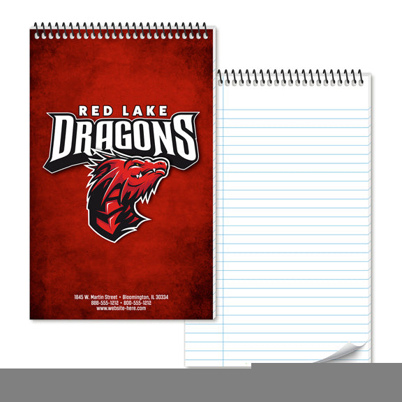 Spiral Bound Notebook - 50 Sheets - 5.125x8.125 (Top Bound)