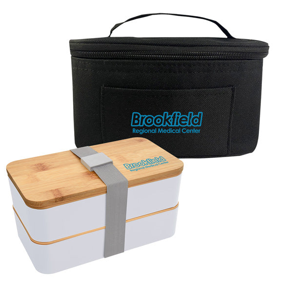 Stackable Bento Box with Insulated Carrying Case