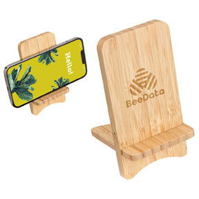 Bamboo Wireless Charger Portable Phone Stand