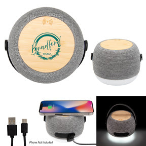 RPET Light Up 15W Charger and Hi Fi Speaker