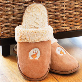 Premium Fur Lined Slippers Embroidered