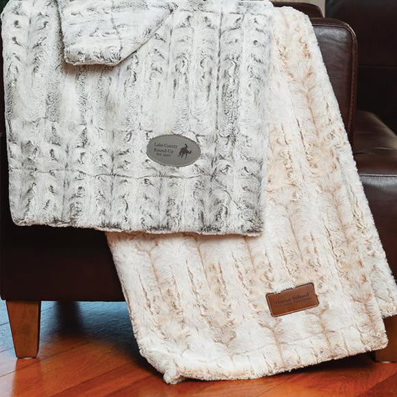 Bordeaux Fur Blanket