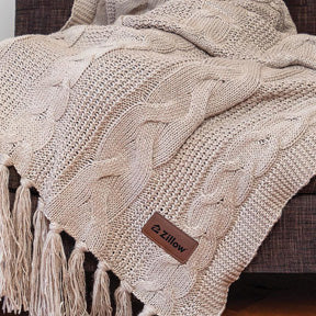 Lucerne Chunky Knit Throw Blanket