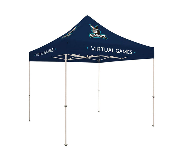 10 Foot Standard Tent Kit Full Color Imprint, 4 Locations