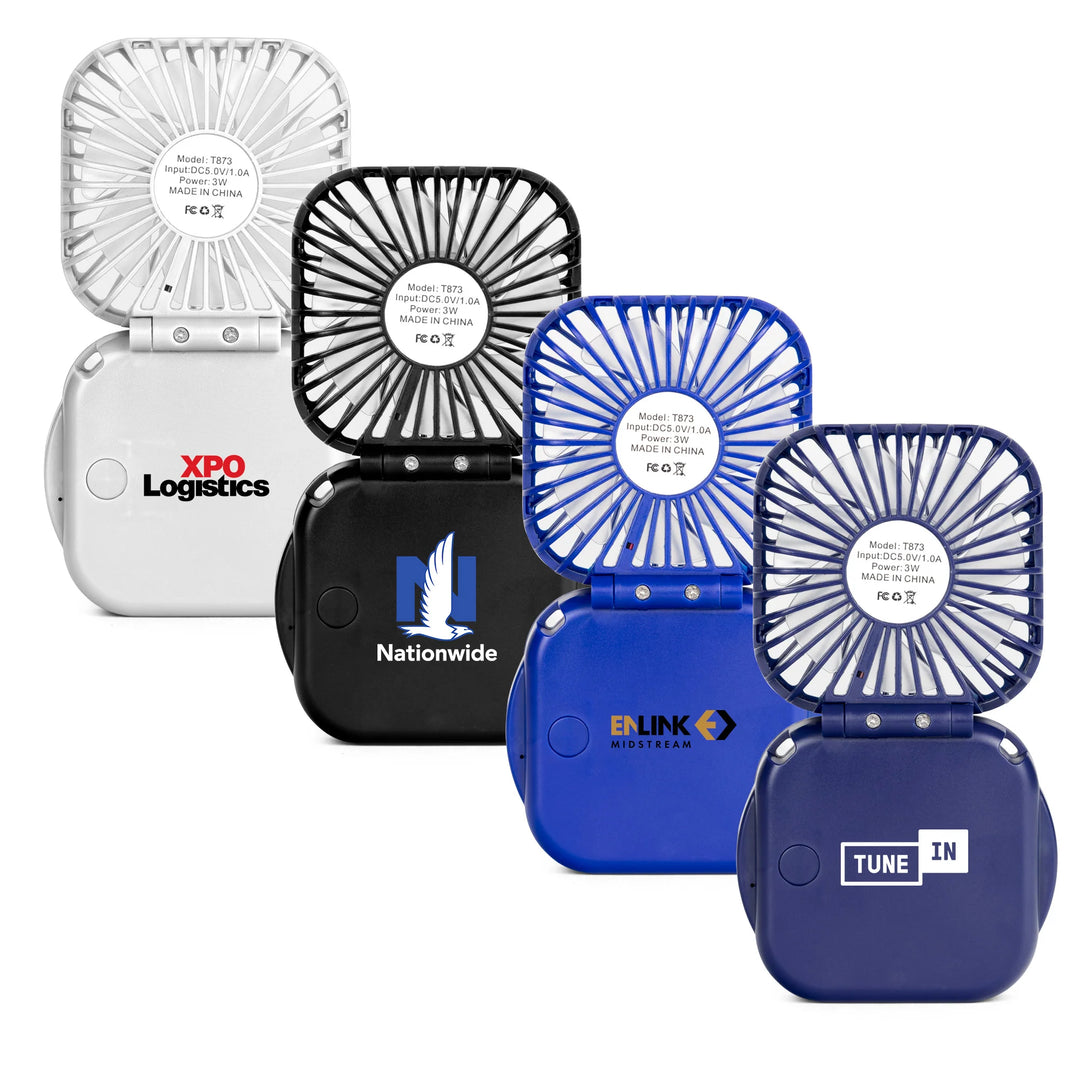 Portable Rechargeable Desk and Neck Fan
