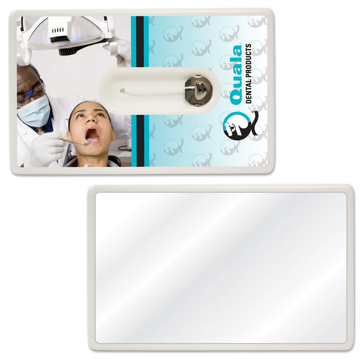 Tek Booklet With Credit Card Style Floss With Mirror