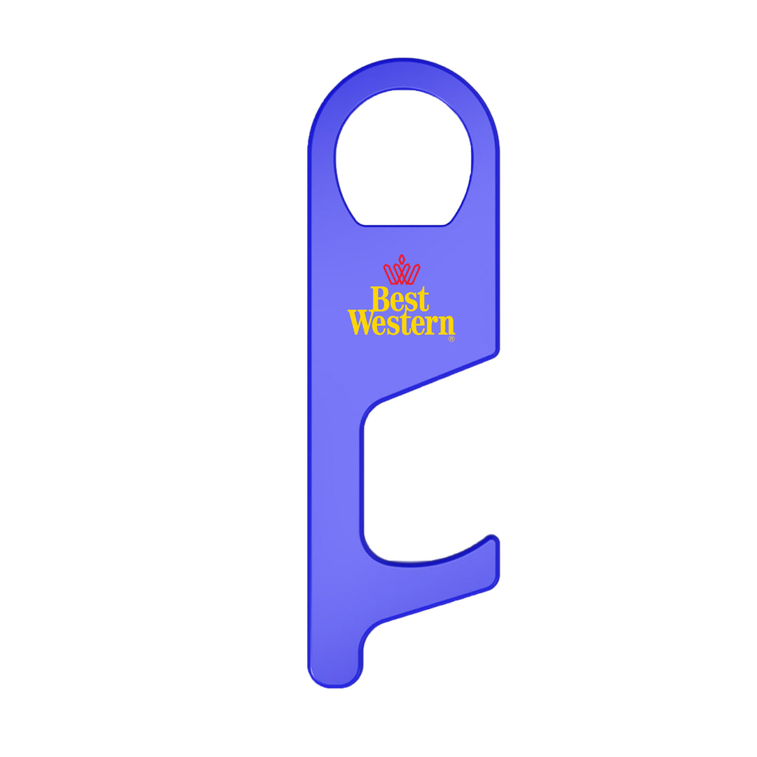 Antimicrobial Plastic Touch Less Key Tool With Booklet