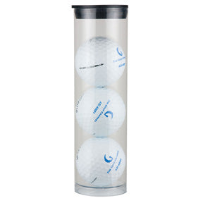 Three Ball Value Golf Gift Tube W/Domed Imprint