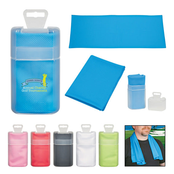 Sport Towel in Plastic Case