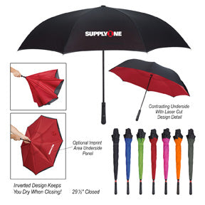 48 Inch Arc Two Tone Inversion Umbrella