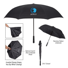 48 Inch Arc Rain Drop Inversion Umbrella