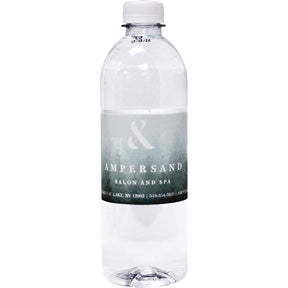 16.9 oz Bullet Bottled Water With A Flat White Cap