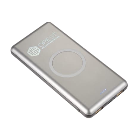 UL Listed Light Up Qi 10000 Wireless Power Bank