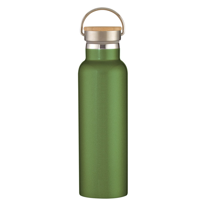 21 Oz. Tipton Recycled Stainless Steel Bottle With Bamboo Lid