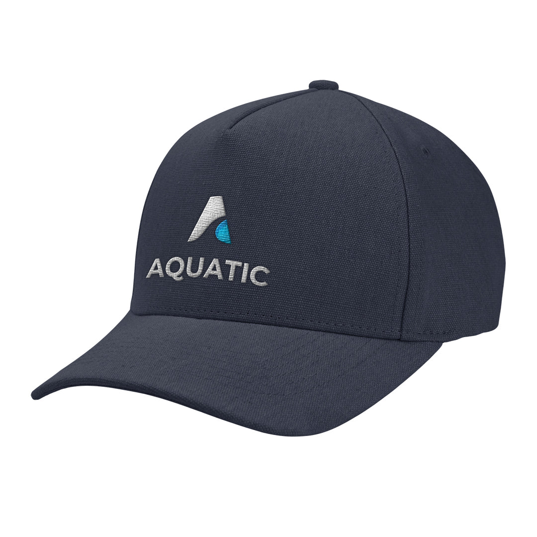 AWARE™ Recycled Cotton Cap with Leatherette Backstrap