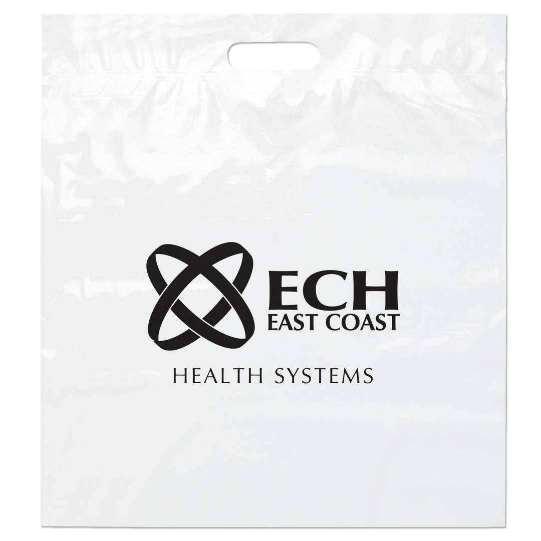 Die Cut Handle Bag - 18W x 20H x 4 - Flexo Ink Print