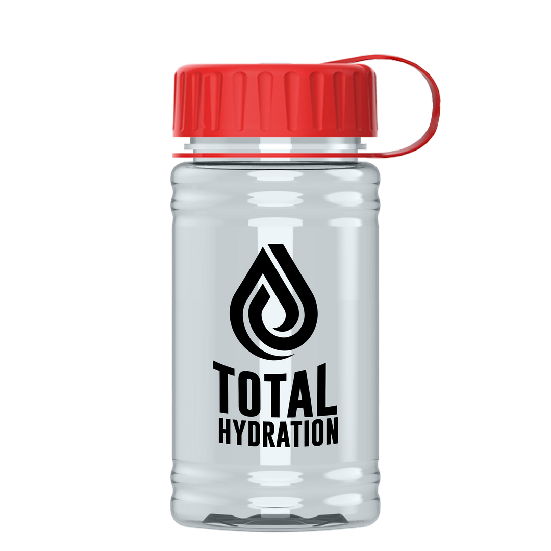 Mini RPET Bottle with Tethered Lid - 16 oz.