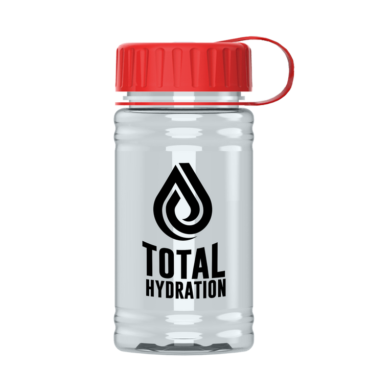 Mini RPET Bottle with Tethered Lid - 16 oz.