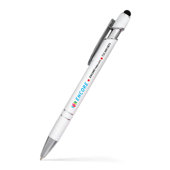 Alexandria Stylus Satin Soft Touch Click Metal Pen