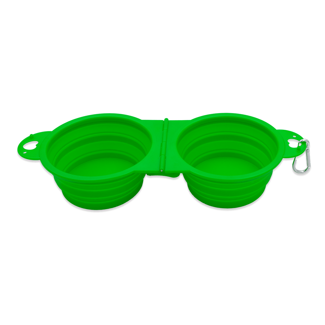 Top Tail Double Collapsible Pet Bowl