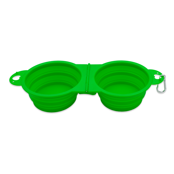 Top Tail Double Collapsible Pet Bowl