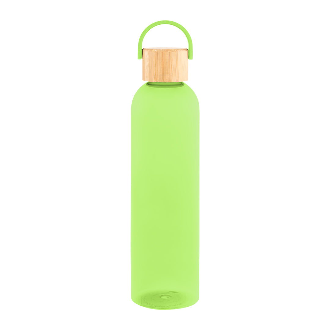 32 Oz. Jeffrey rPET Bottle With Bamboo Lid And Easy Carry Handle