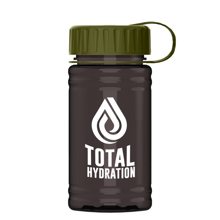 Mini RPET Bottle with Tethered Lid - 16 oz.