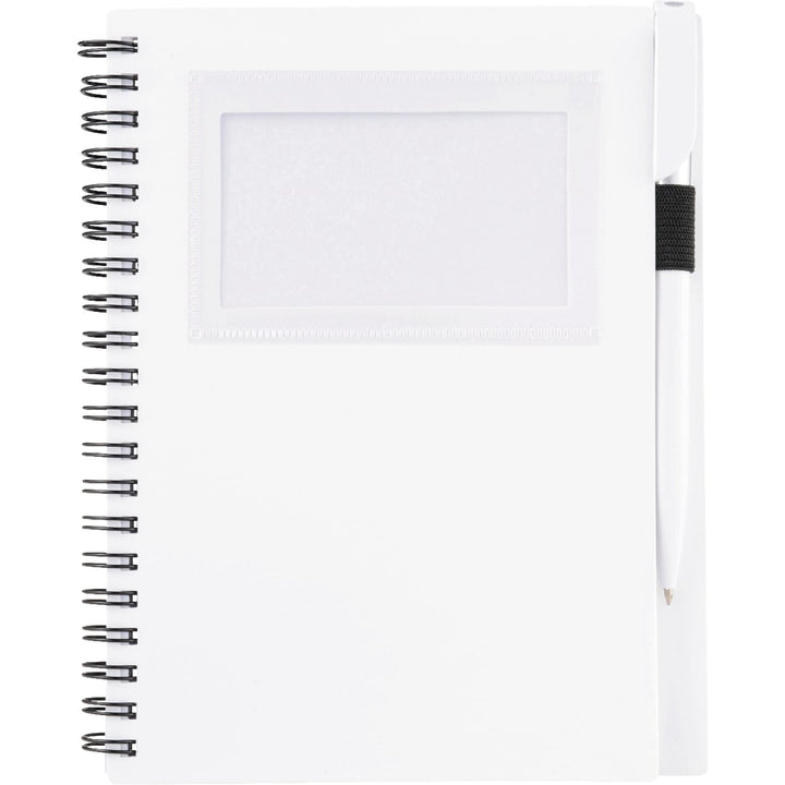 FSC® Mix 5.5" x 7" Star Spiral Notebook with Pen