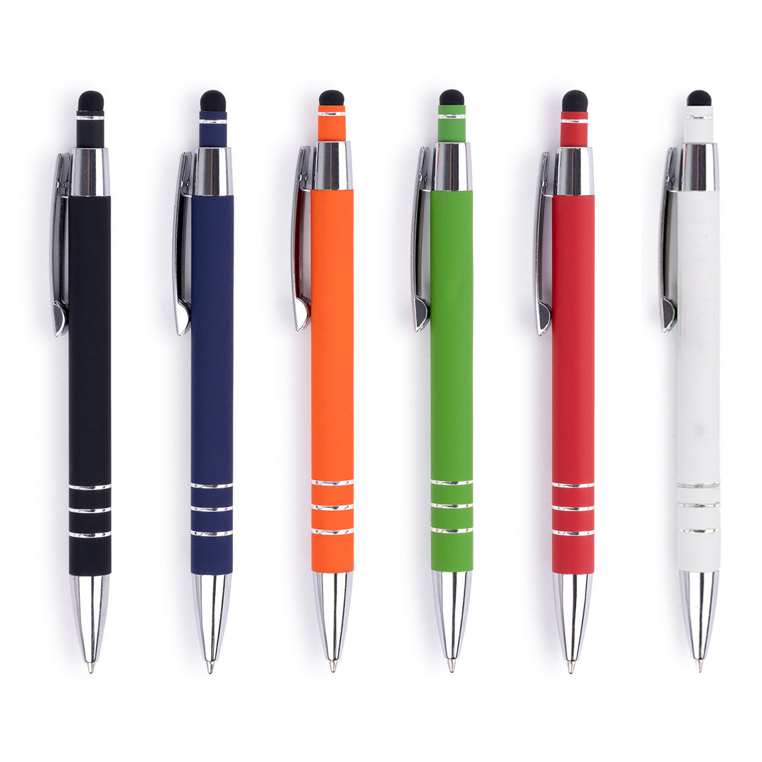 Karina Stylus Satin Soft Touch Click Metal Pen (CLOSEOUT)