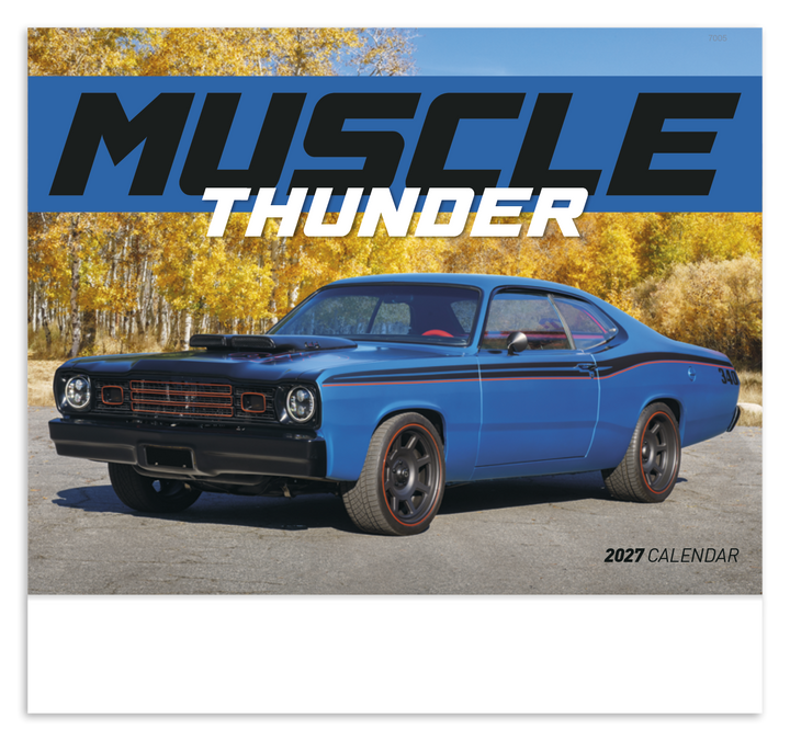 Good Value™ Muscle Thunder - Stapled Calendar