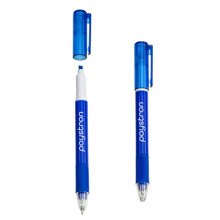 Skywriter Combo Recycled Plastic Ball Pen & Highlighter
