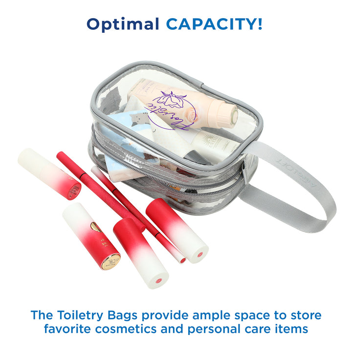 AeroLOFT® Clear View 2 pc Travel Toiletry Bags