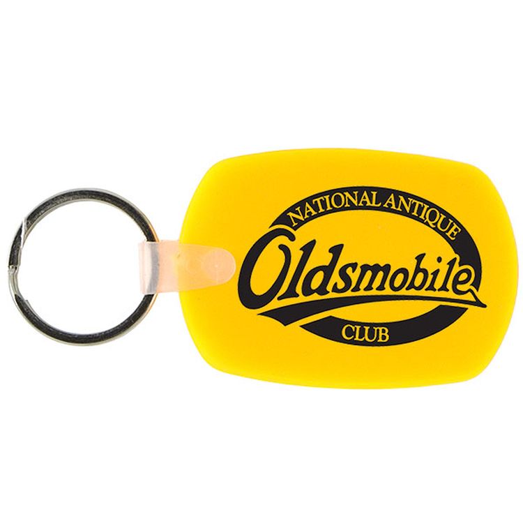 Soft Squeezable Key Tag (Oval)