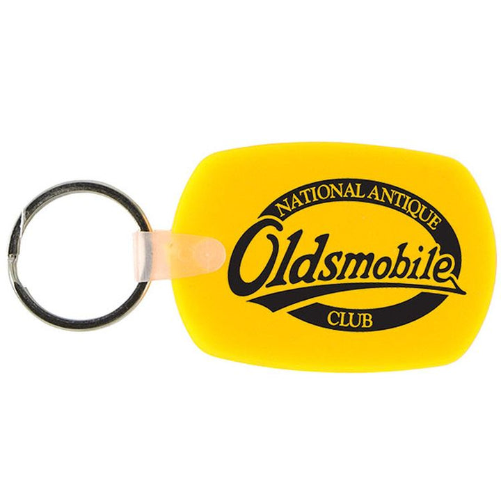 Soft Squeezable Key Tag (Oval)