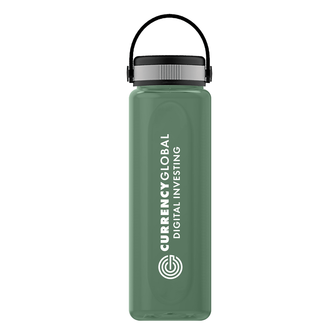 Boss Embossed RPET Bottle with Grip Lid - 26 oz.