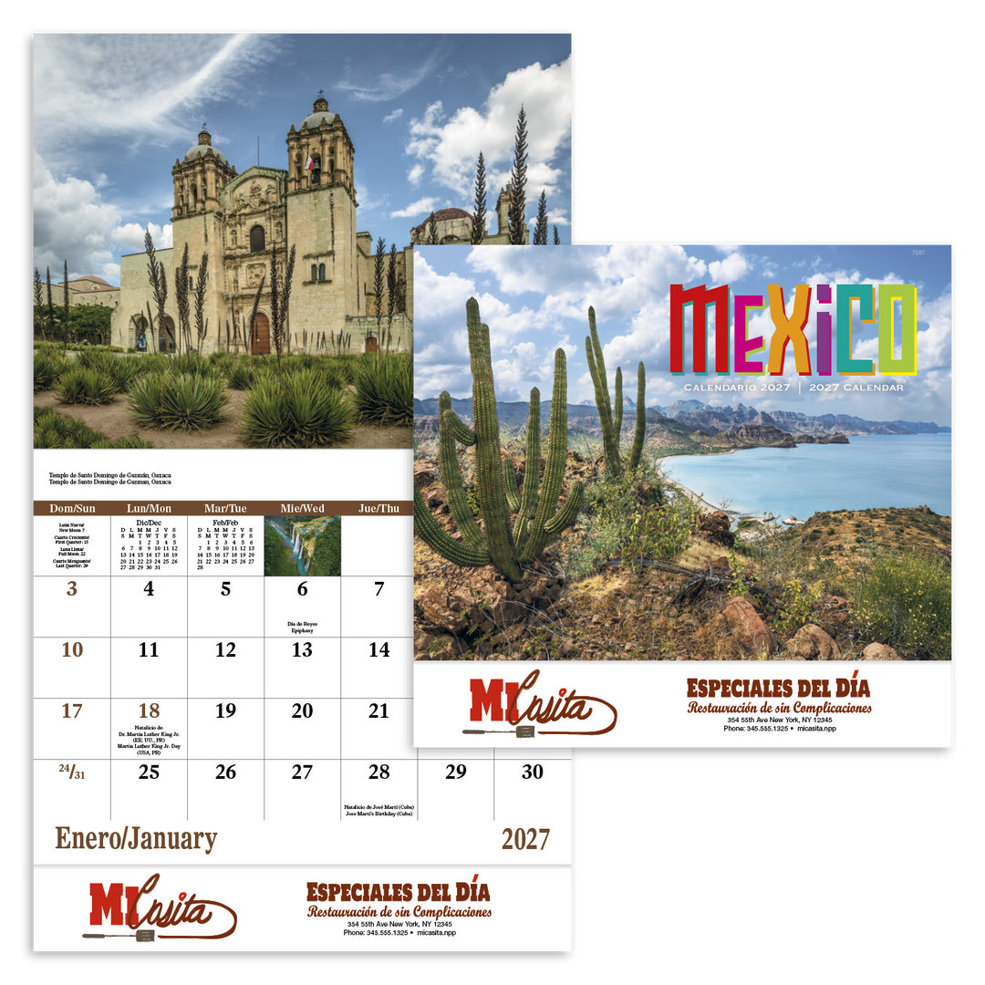 Good Value™ Mexico - Stapled Calendar