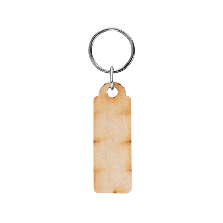 Full Color Wood Key Tag - 3"