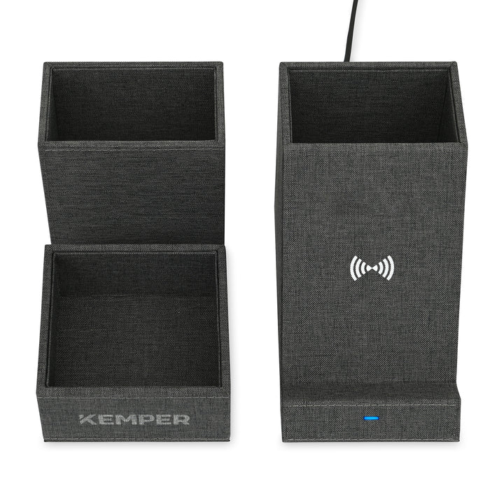 Eden Recycled rPET Wireless Charging Desk Organizer