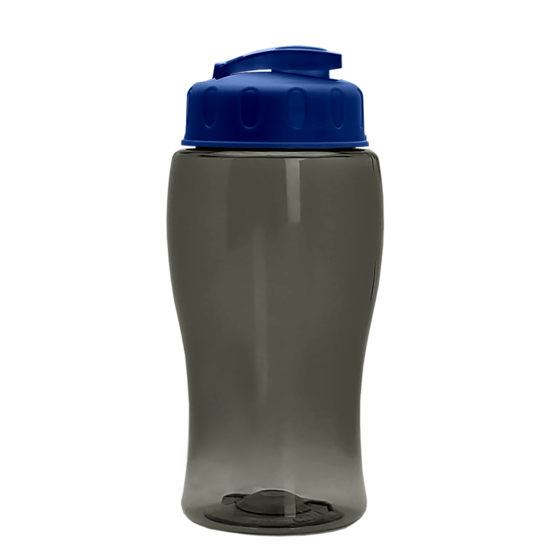 Poly-Pure Jr. - 18 oz. Transparent Bottle with USA Flip