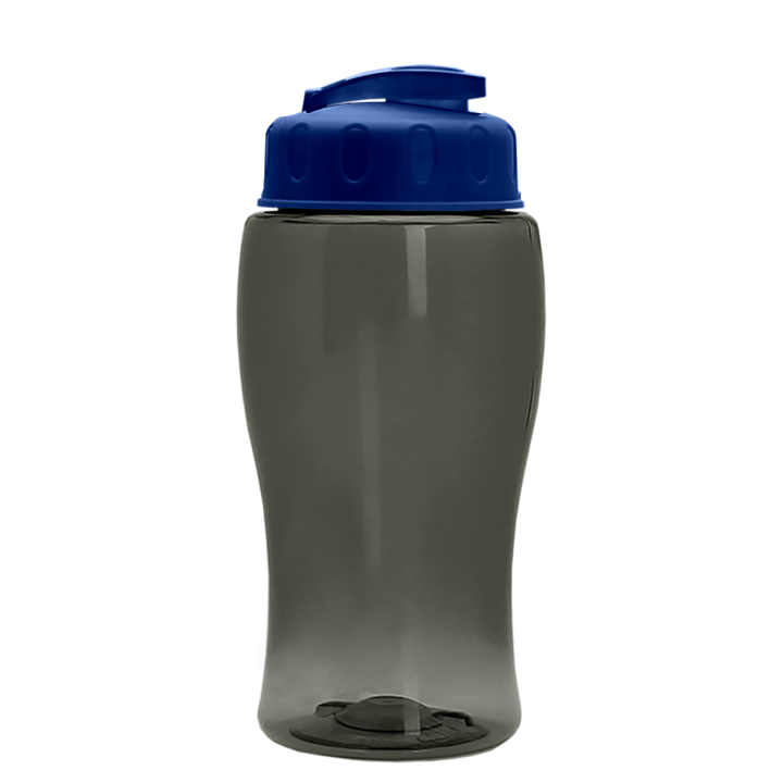 Poly-Pure Jr. - 18 oz. Transparent Bottle with USA Flip