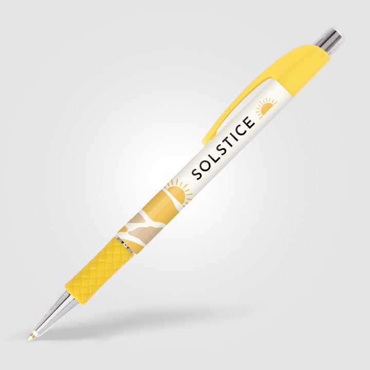 Elite Slim Chrome Basket Weave Pen