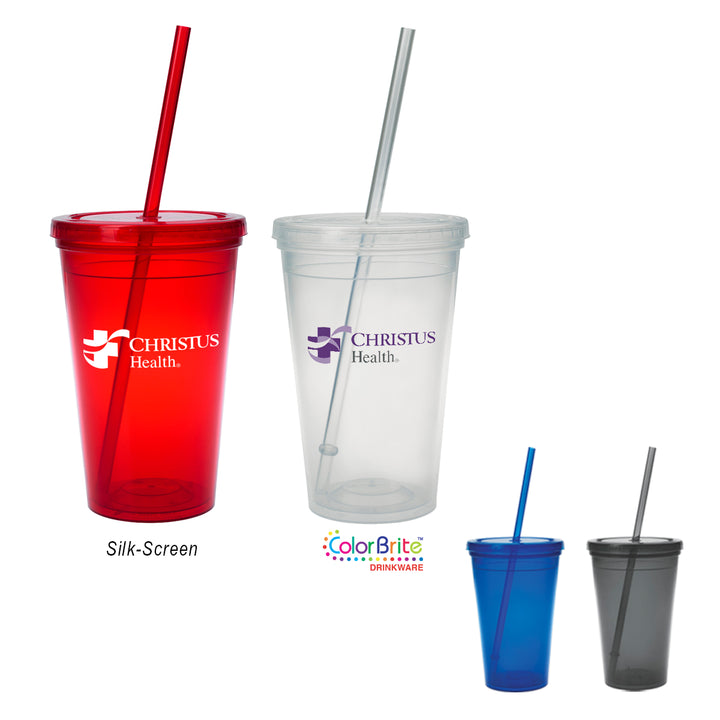 16 Oz. Sunsplash Double Wall Tumbler