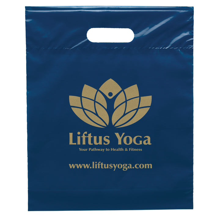 Die Cut Handle Bag - 12W x 15H x 3 - Flexo Ink Print
