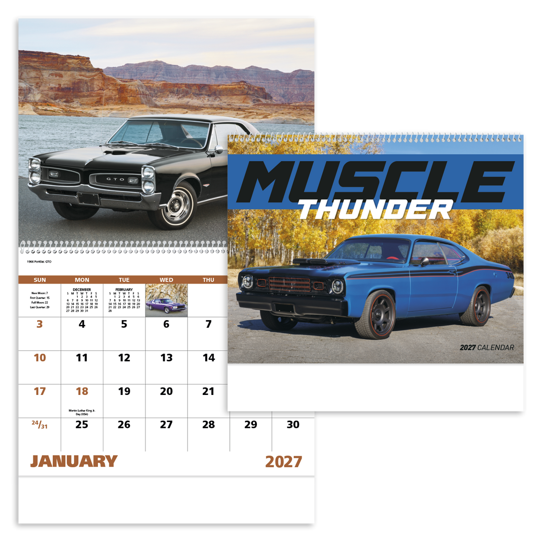 Good Value™ Muscle Thunder - Spiral Calendar