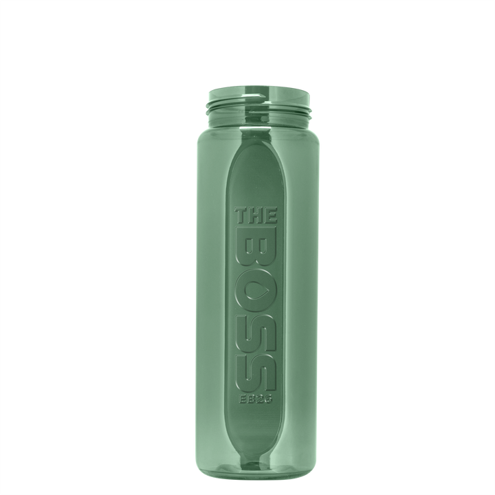 Boss Embossed RPET Bottle with Grip Lid - 26 oz.