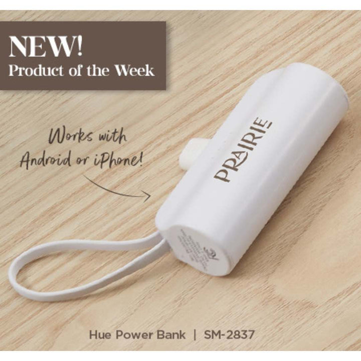 Hue 5000 mAh Power Bank with Multi Tips