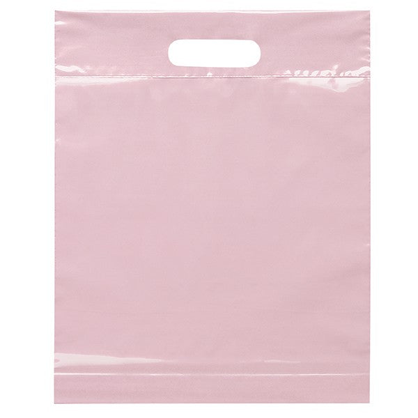 Die Cut Handle Bag - 12W x 15H x 3 - Flexo Ink Print