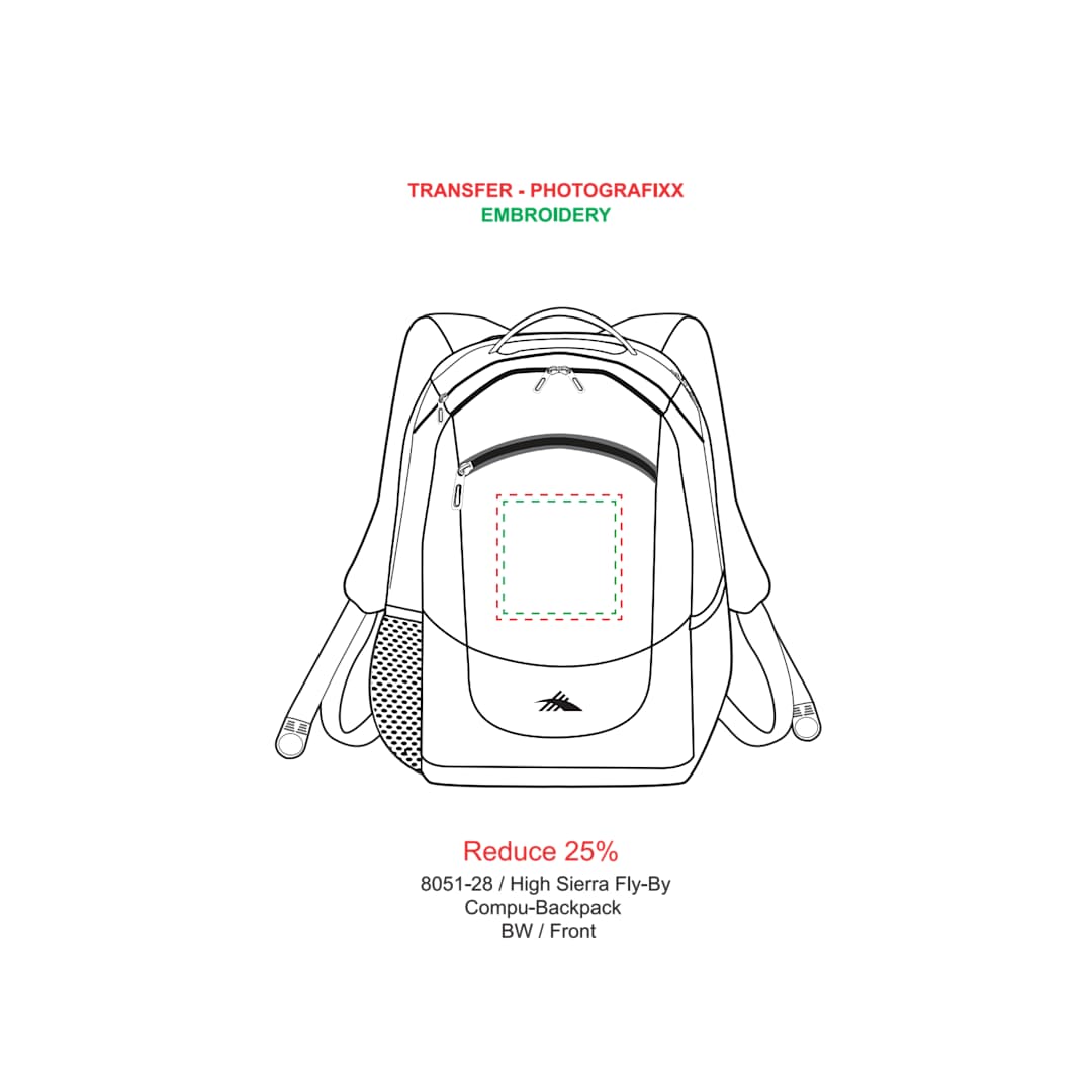 High Sierra Fly-By 17" Computer Backpack