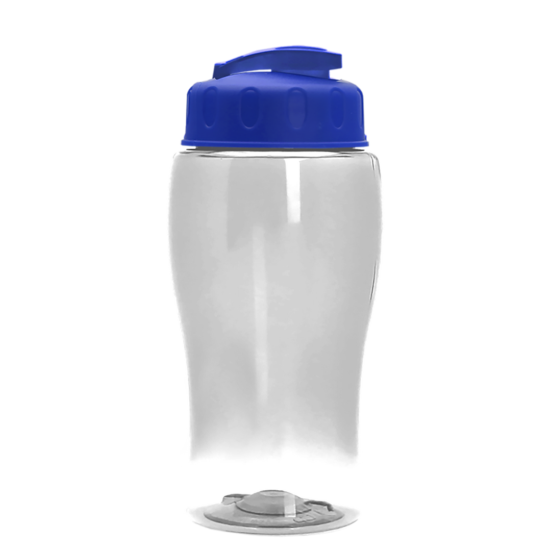 Poly-Pure Jr. - 18 oz. Transparent Bottle with USA Flip